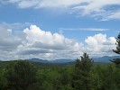 A view of some of the Adirondack High Peaks as seen from the Eagle Nest on Wild Walk at The Wild Center, Tupper Lake, NY