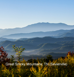 Photo of the Great Smoky Mountains, Tennessee Photo of the Great Smoky Mountains, Tennessee