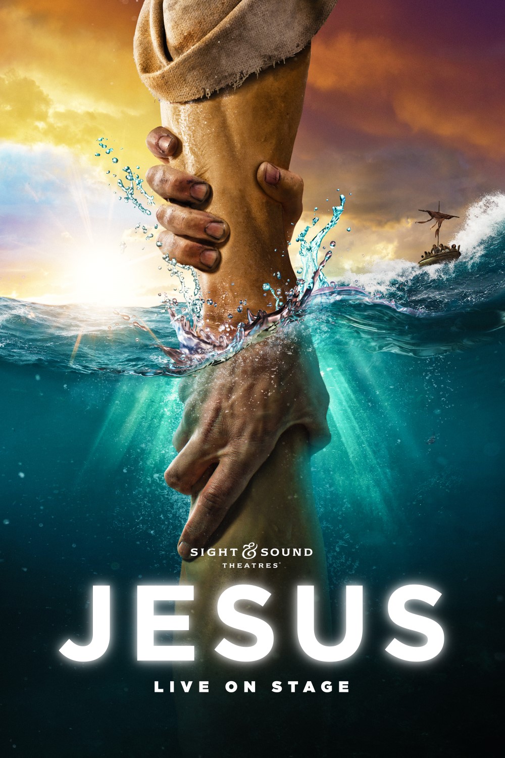 Promotional logo for Jesus at Sight and Sound Theatre Promotional logo for Jesus at Sight and Sound Theatre
