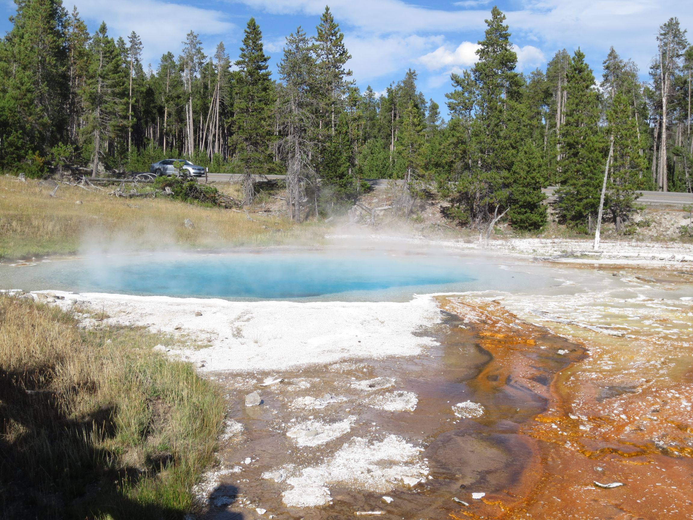 Hot Springs at Yellowstone National Park Hot Springs at Yellowstone National Park