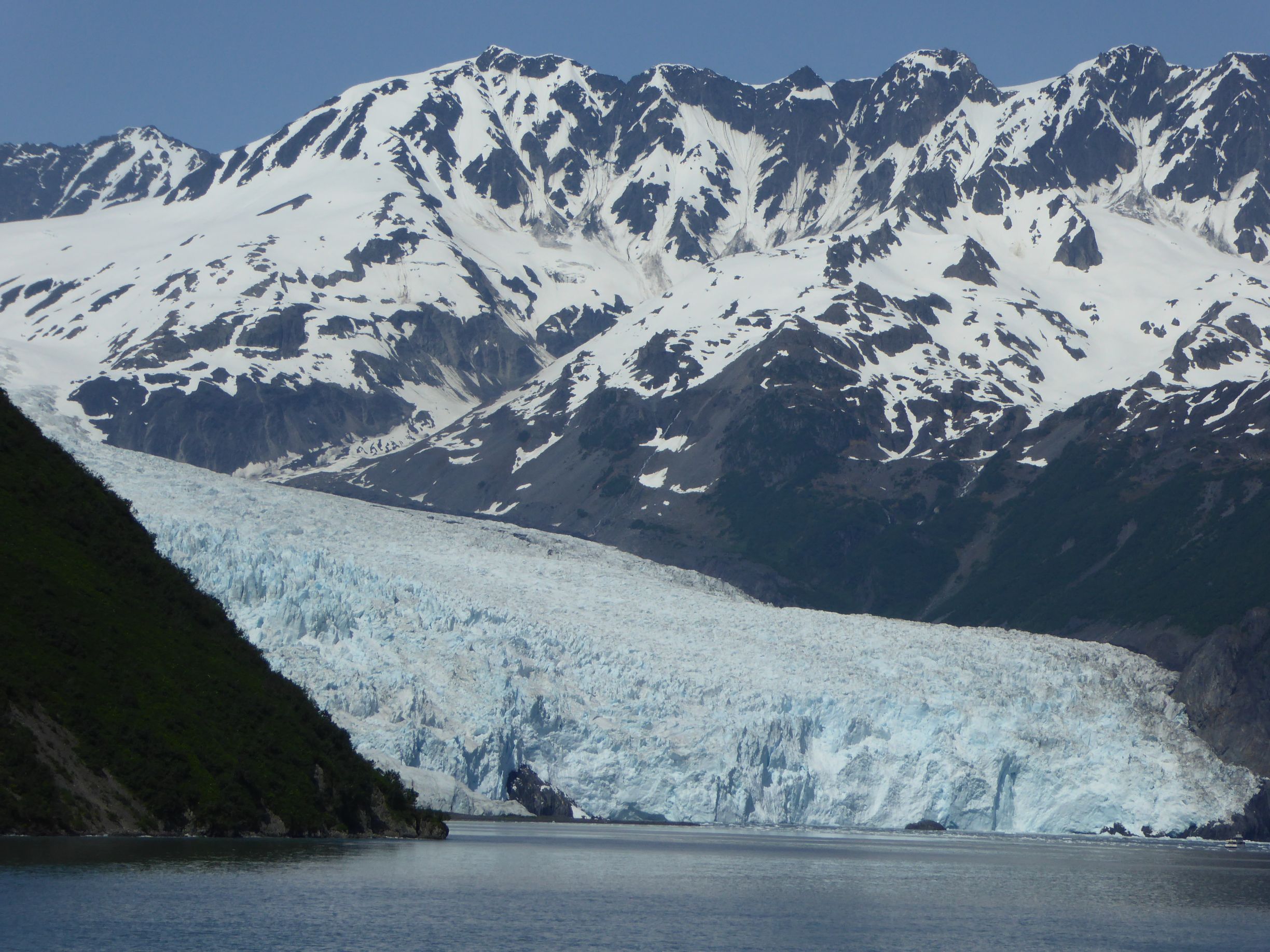 Glacier in Alaska.  Photo from Premier Alaska Tours