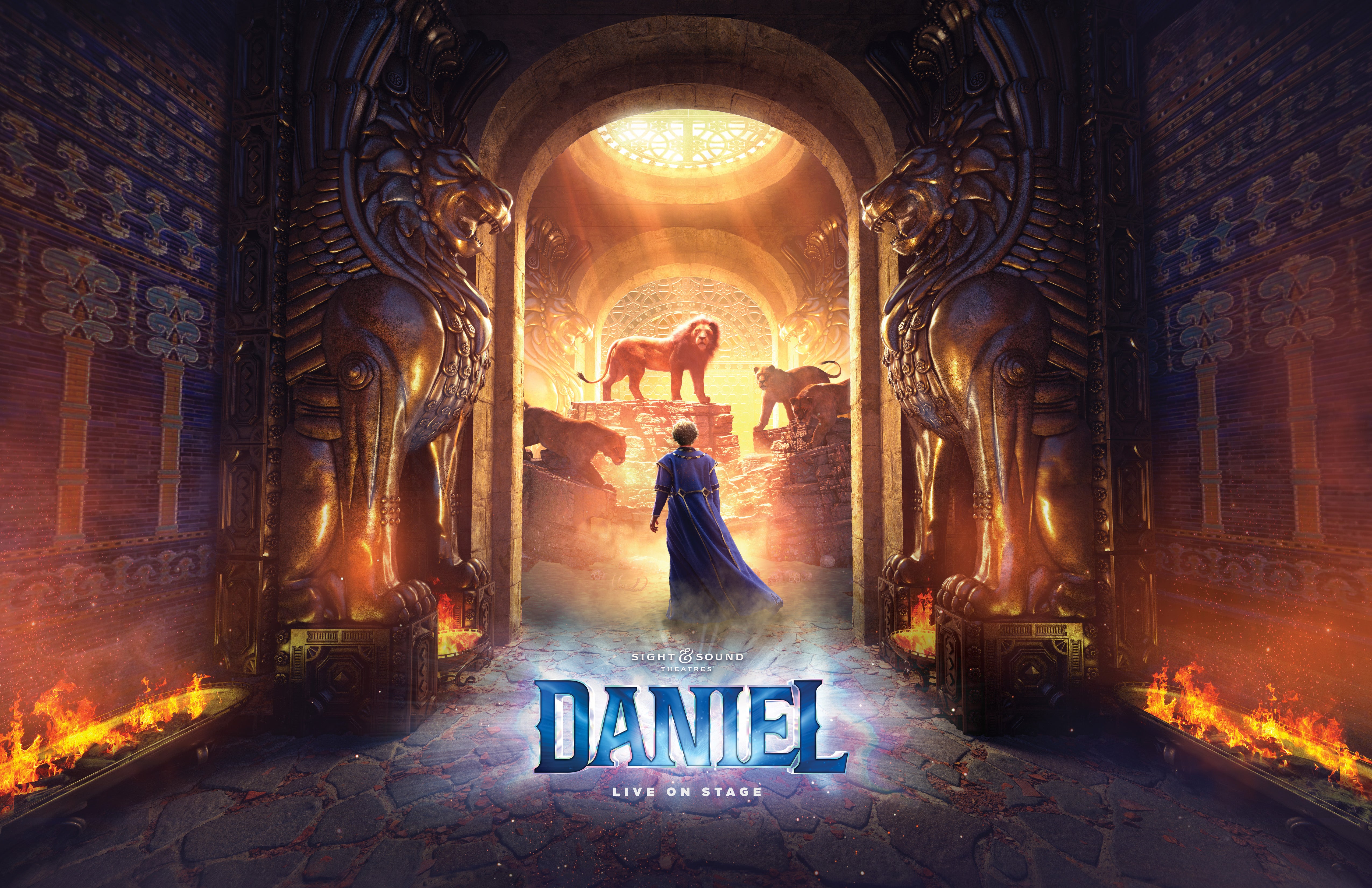 Artwork, promotional photo for the show Daniel at Sight and Sound Theatre, Lancaster PA